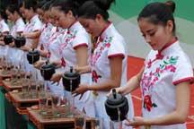 Art performance of tea culture